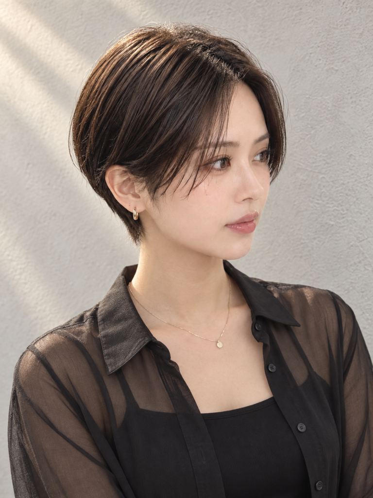 秋の装いに似合う、すっきり大人ショート＊Blossom上福岡店